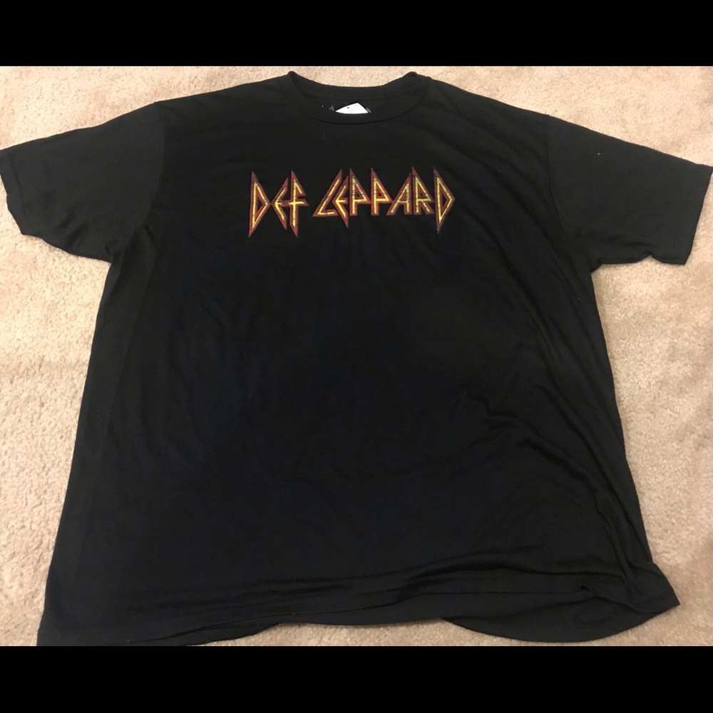 Def Leppard Black T-Shirt